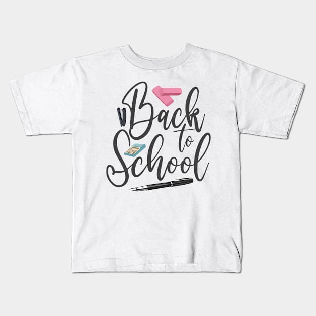 Back to School Kids T-Shirt by smoochugs